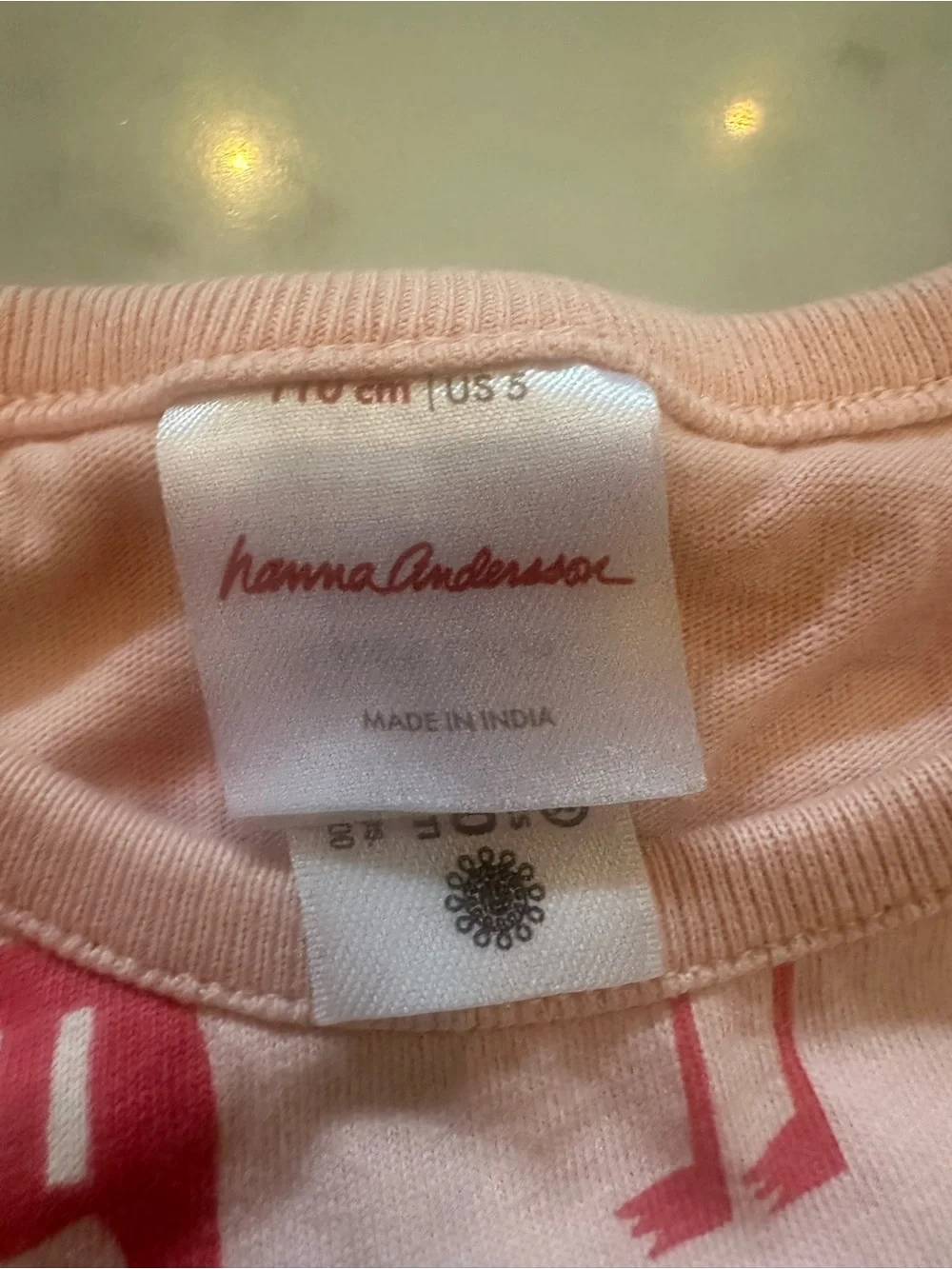 Hanna andersson Pink Flamingo Print Girls' Sleeveless Pajama Dress